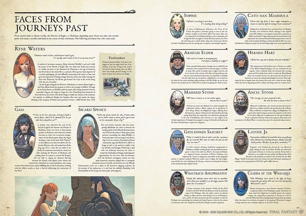 Encyclopaedia Eorzea セット　FF14設定資料集　英語版 Encyclopaedia Eorzea III - The World of FINAL FANTASY XIV